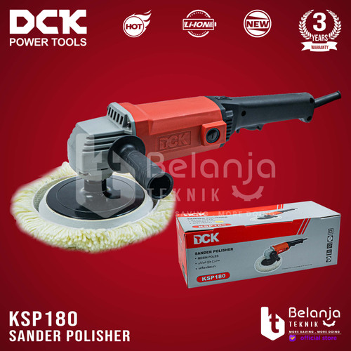 DCK Mesin Poles Mobil 7 Inch Sander Polisher KSP 180 KSP180 750 Watt