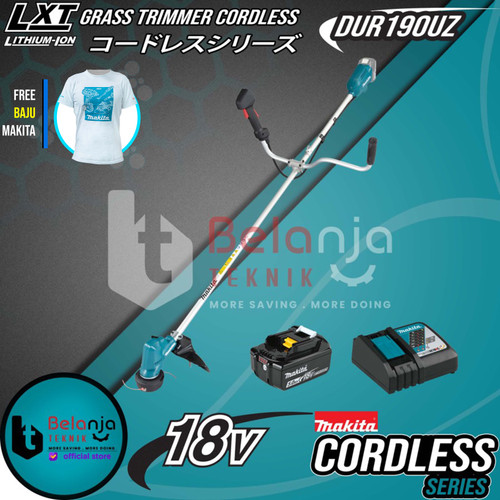 Makita Mesin Potong Rumput Senar DUR190UZ Grass Trimmer + Baterai 18V