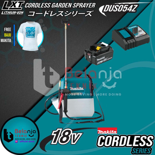 Makita Cordless Sprayer DUS054Z Mesin Semprot Hama 5L + Baterai 18V