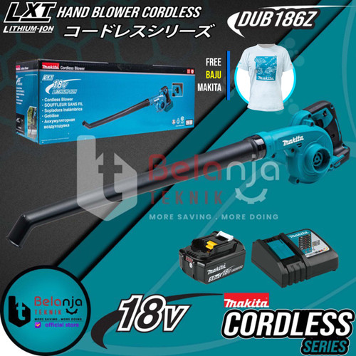 Makita Hand Blower Cordless DUB186Z 18V Mesin Peniup Angin + Baterai