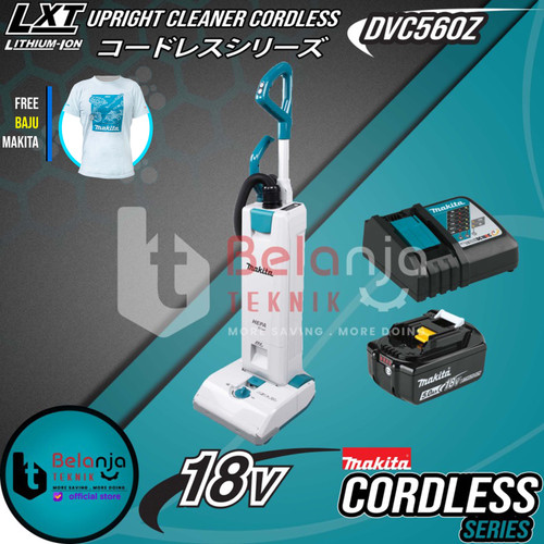 Makita Mesin Penghisap Debu DVC560Z Upright Cleaner + Baterai 18V Set