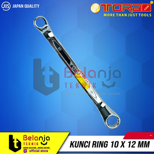 Tora Box End Wrench 10 X 12 MM Kunci Ring 10X12MM CRV Kunci Ring