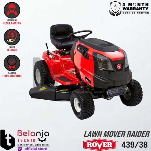 Rover Mesin Potong Rumput Mobil 38 Inch Lawn Mover Raider 439 439/38