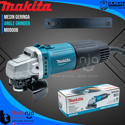 Makita Mesin Gerinda 4 Inch M 0900 B 100 mm 540 Watt M0900B 4" Gurinda