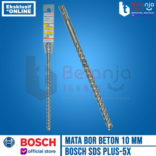 Bosch Mata Bor Beton 10 MM SDS Plus-5X Mata Hammer Drill Bits 10 x 150