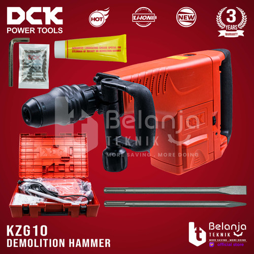 DCK Mesin Bobok Beton SDS MAX KZG10 Demolition Hammer 1500W KZG 10 16J