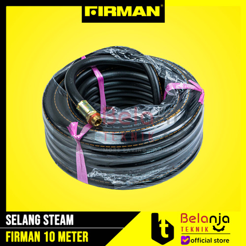 Firman Selang Steam Sanchin Kompresor Angin Spray Hose 3 Ply 10 Meter