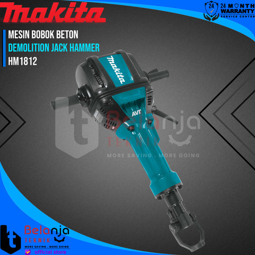 Makita Mesin Bobok Beton Tembok HM 1812 Demolition Jack Hammer HM1812