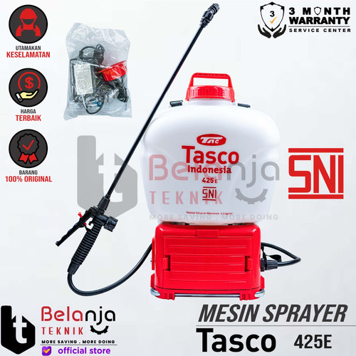 Tasco Sprayer Elektrik 425E Alat Semprot Hama Disinfektan 15 Liter 425