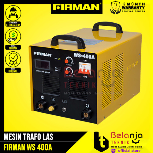 Firman Mesin Travo Las WS 400A Trafo DC MMA Inverter Heavy Industrial