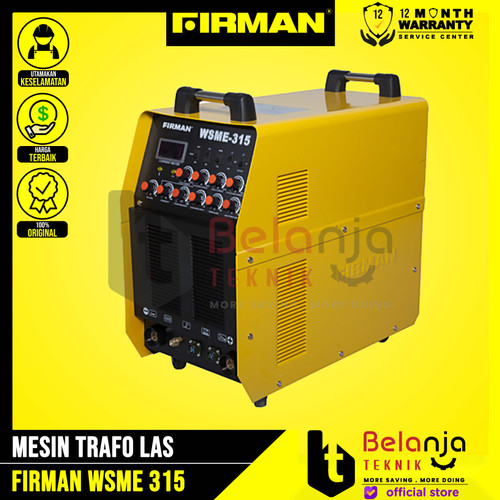 Firman Inverter Welder WSE 315LM Heavy Industrial Trafo Travo Las TIG