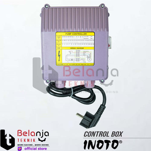 Inoto Panel Box Control Pompa Submersible Satelite 0.5 HP 1/2 PK