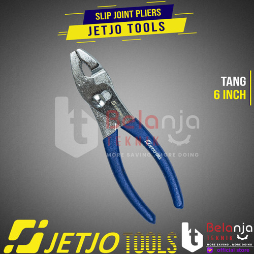 JETJO TOOLS Slip Joint Pliers 6" Tang Slip Joint 6 Inch Tang Jepit