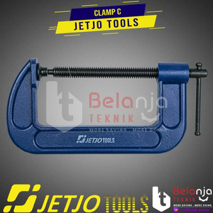 JETJO TOOLS Catok Clamp Klem C 5 Inch Clamp 5" Penjepit Besi Meja Kayu