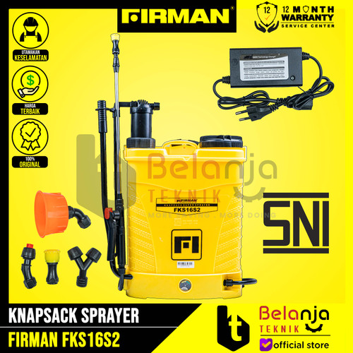 Firman Sprayer Elektrik Manual 2IN1 FKS 16 S2 Alat Semprot Hama SNI