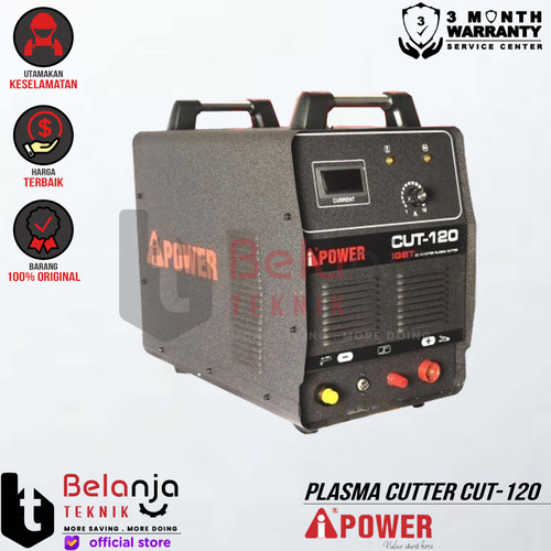 AIPower Mesin Pemotong Plasma Cutter Cut-120 Full Bridge IGBT 380 V