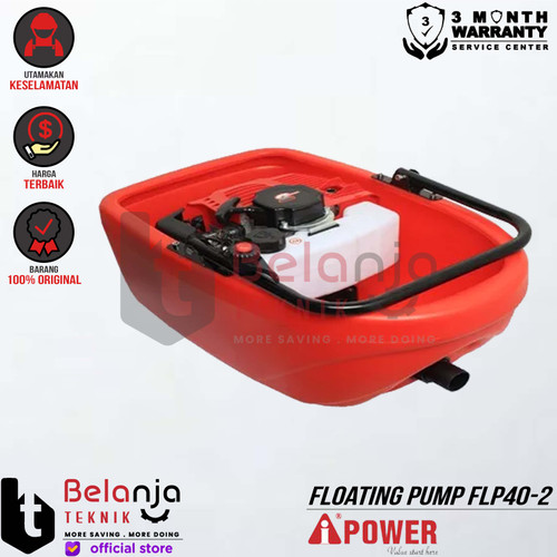 AIPower Floating Pump FLP40-2 Pompa Air Apung Irigasi 52 CC Alkon Arit