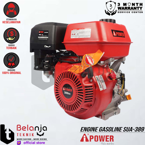 AIPower Engine Gasoline SUA-389 13 HP Mesin Penggerak SerbagunaBensin