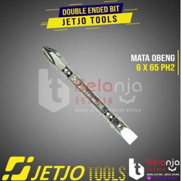 JETJO TOOLS Double Ended Bit PH2 X 110 MM Mata Obeng Angin PH2X110MM