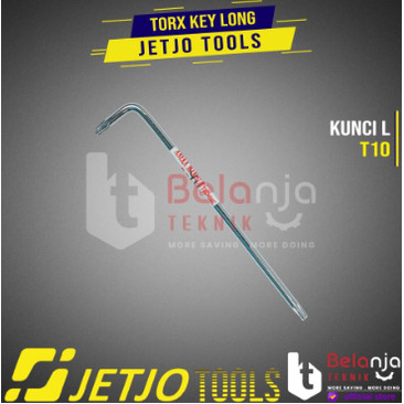 JETJO TOOLS Torx Key Long T10 Kunci L Panjang Bintang T 10 CRV Kunci L