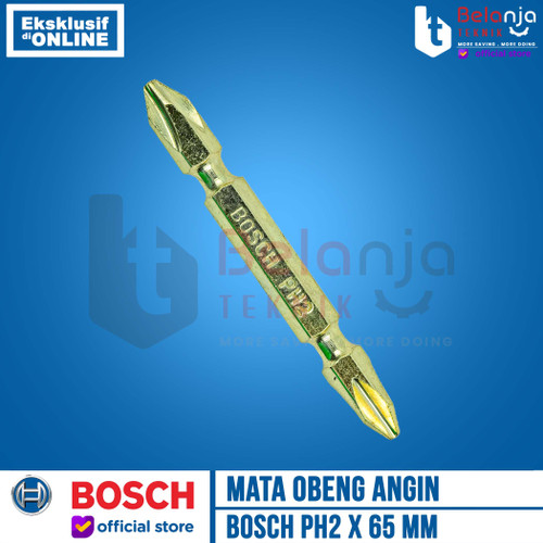 Bosch Double Ended Screwdriver Bits PH2 X 65 MM Mata Obeng Angin Plus