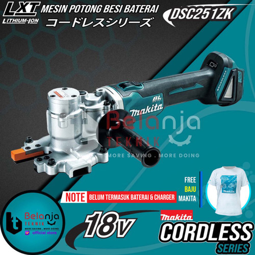 Makita Cordless Steel Rod Cutter DSC251ZK Mesin Potong Besi 110 MM 18V