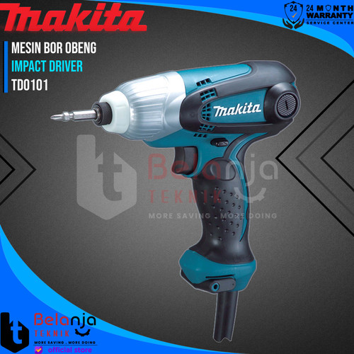 Makita Impact Driver TD 0101 Mesin Bor Obeng Listrik TD0101 230 Watt