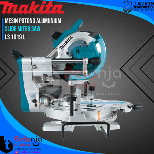 Makita Slide Miter Saw LS 1019 L Mesin Potong Alumunium LS1019 Mitre