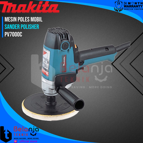 Makita Mesin Poles Mobil PV 7000 C Sander Polisher 7 Inch PV7000C 900W