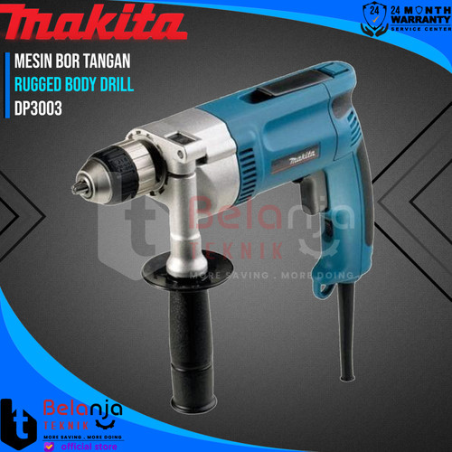 Makita Mesin Bor Tangan 10MM DP3003 710 Watt Rugged Body Drill DP 3003