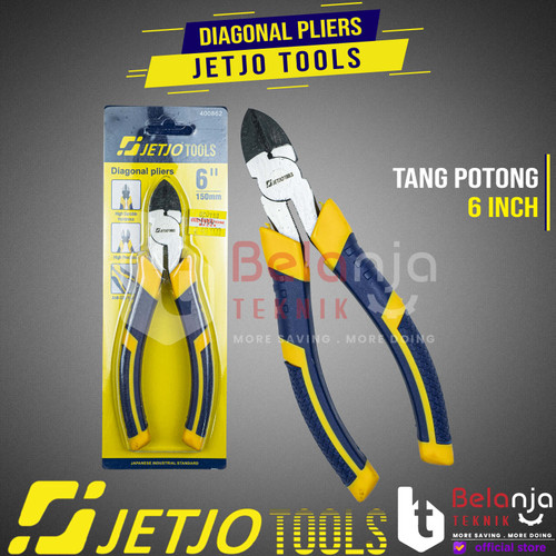 JETJO TOOLS Diagonal Cutting Pliers 6" Tang Potong 6 Inch Tang 6 In