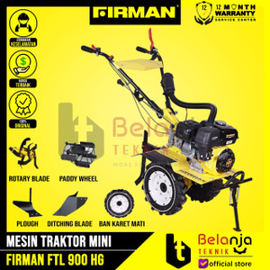 Firman Mesin Traktor FTL 900 HG Tiller Tanah Basah Kering FTL900HG