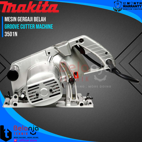 Makita Groove Cutter Machine 3501N Mesin Gergaji Belah 3501 N 1160 W