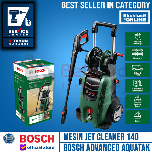 Bosch Jet Cleaner Aquatak 140 Bar Mesin Cuci Kendaraan AQT140 2100WATT