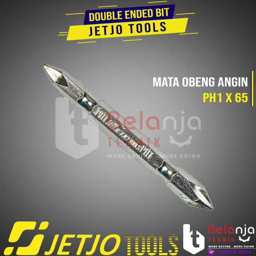 JETJO TOOLS Double Ended Bit PH1 X 65 Mata Obeng Angin PH1 X 65 (S2)