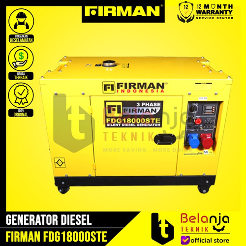 Firman Generator Diesel FDG 18000 STE Genset FDG18000STE 11 KW 3 Phase