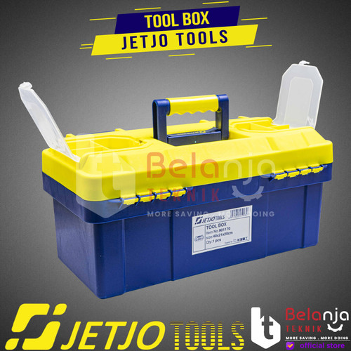 JETJO TOOLS Toolbox Plastik Tool Box Kotak Tempat Perkakas Besar