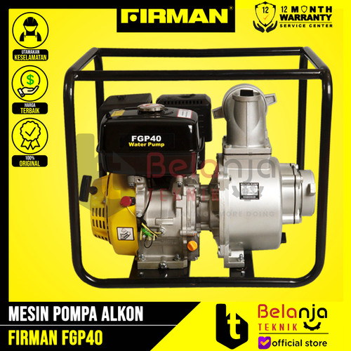 Firman Water Pump Mesin Alkon Pompa Air Irigasi FGP 40 4 Inchi 15 M 4"