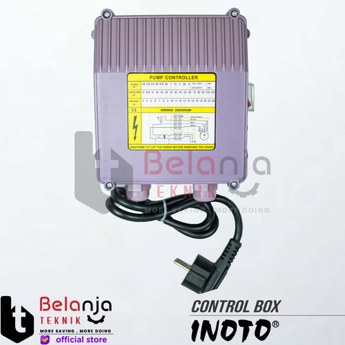 Inoto Panel Box Control Pompa Submersible Satelite 1 HP 750 Watt