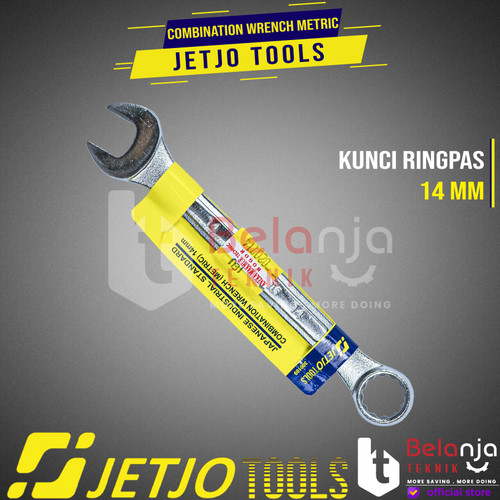 JETJO TOOLS Combination Wrench Metric 14 MM Kunci Ring Pas 14mm CRV