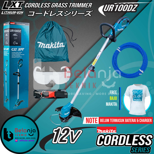 Makita Grass Trimmer Cordless UR100 DZ 12V Mesin Potong Rumput Senar