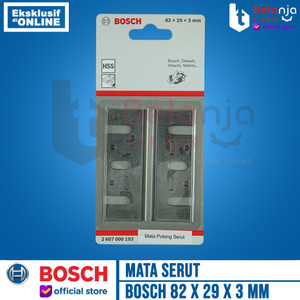 Bosch Mata Pisau Serut Ketam Sugu Pasah HSS 82 X 3 MM Planner Blade