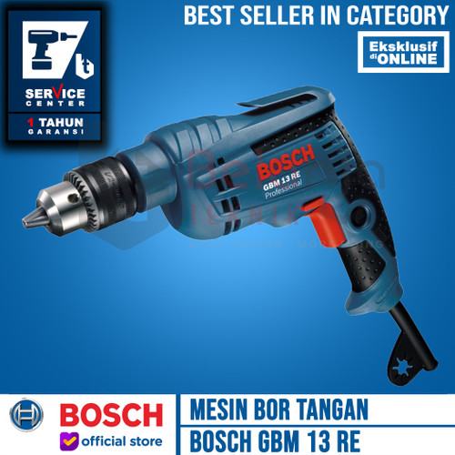 Bosch Mesin Bor Tangan Listrik GBM 13 RE 600 Watt GBM13RE