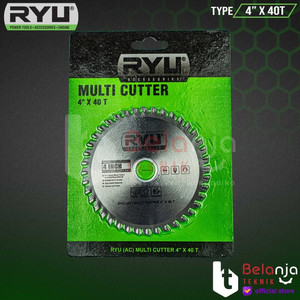 Ryu Multi Cutter 4 Inch X 40T Mata Potong Kayu Plastik Aluminium 4" In