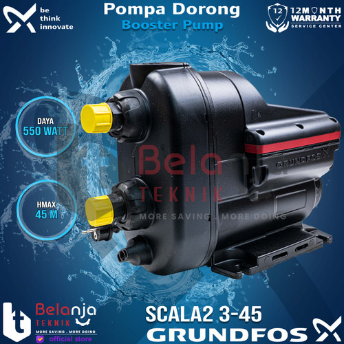 Grundfos Pompa Pendorong Scala 2 3-45 Booster Pump 8 Meter 500 Watt