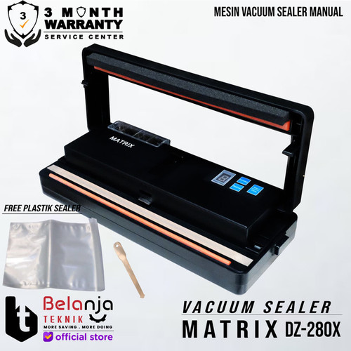 Matrix Vacuum Sealer DZ 280X Mesin Press Plastik Basah Kering DZ280X