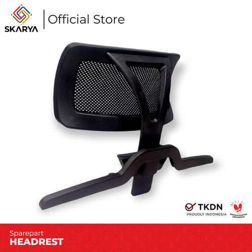 Headrest Kursi Sandaran Kepala Kursi Kantor Busa Jaring (Baru)