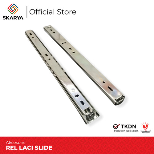 Rel Laci Mini Slide Lemari Kecil Minimalis - 290mm (Baru)