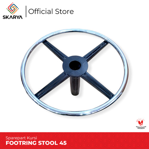 Footring Stool Ring Kaki Kursi Bar Pijakakan Kaki Kursi 45cm (Baru)