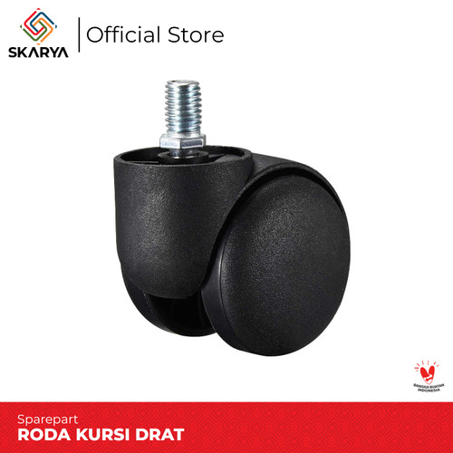 Roda Kursi Kantor Model Drat / Ulir (Baru)